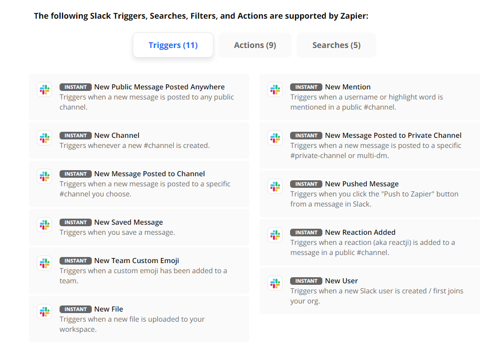 zapier gmail triggers